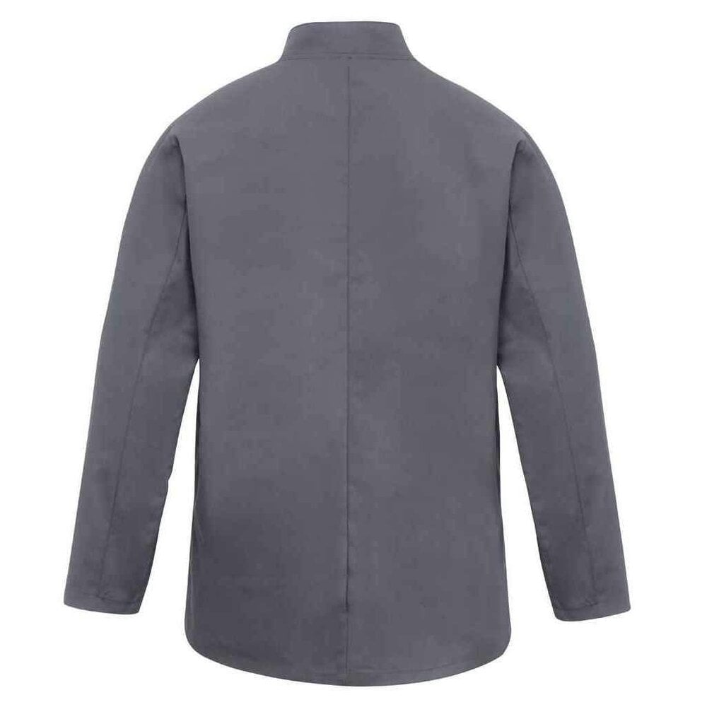 Premier Mens Long-Sleeved Chef Jacket - Steel