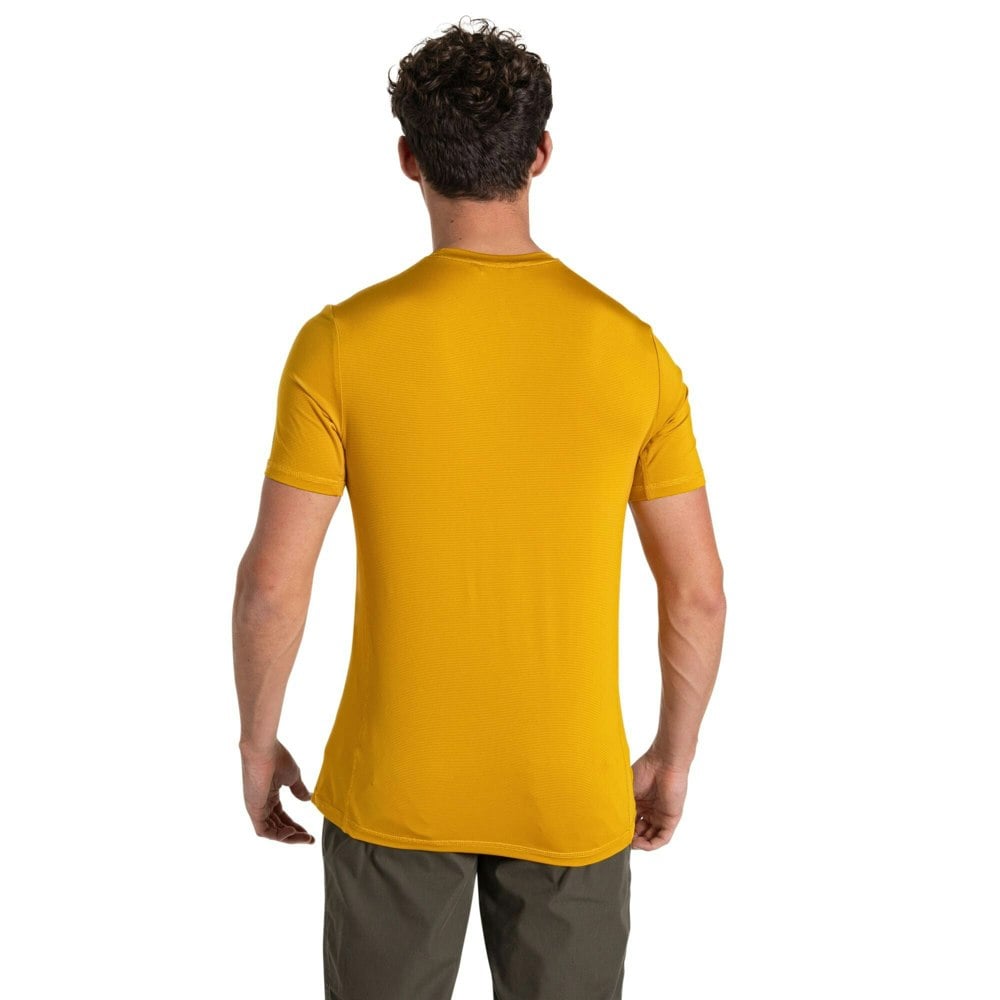 Craghoppers Mens Charon Short-Sleeved T-Shirt - Warbler Yellow