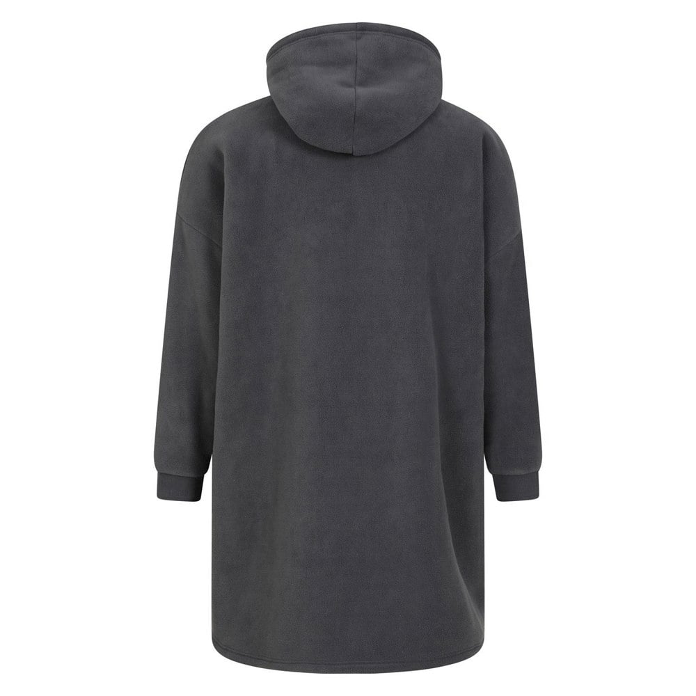Mountain Warehouse Mens Snug Borg Hoodie Blanket - Grey