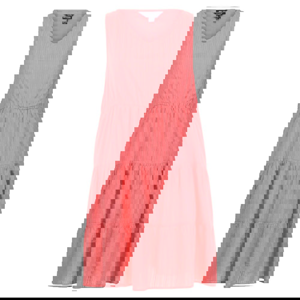 Regatta Women's Zariah Tiered Casual Dress - Peach Bloom