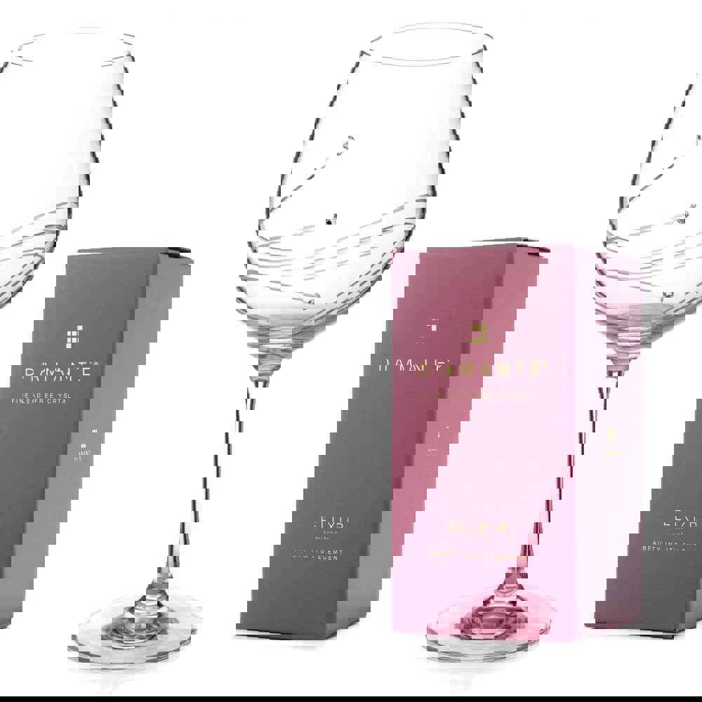 Diamante Glasgow Gin Glass Adorned with Crystals by Swarovski® - Single Glass