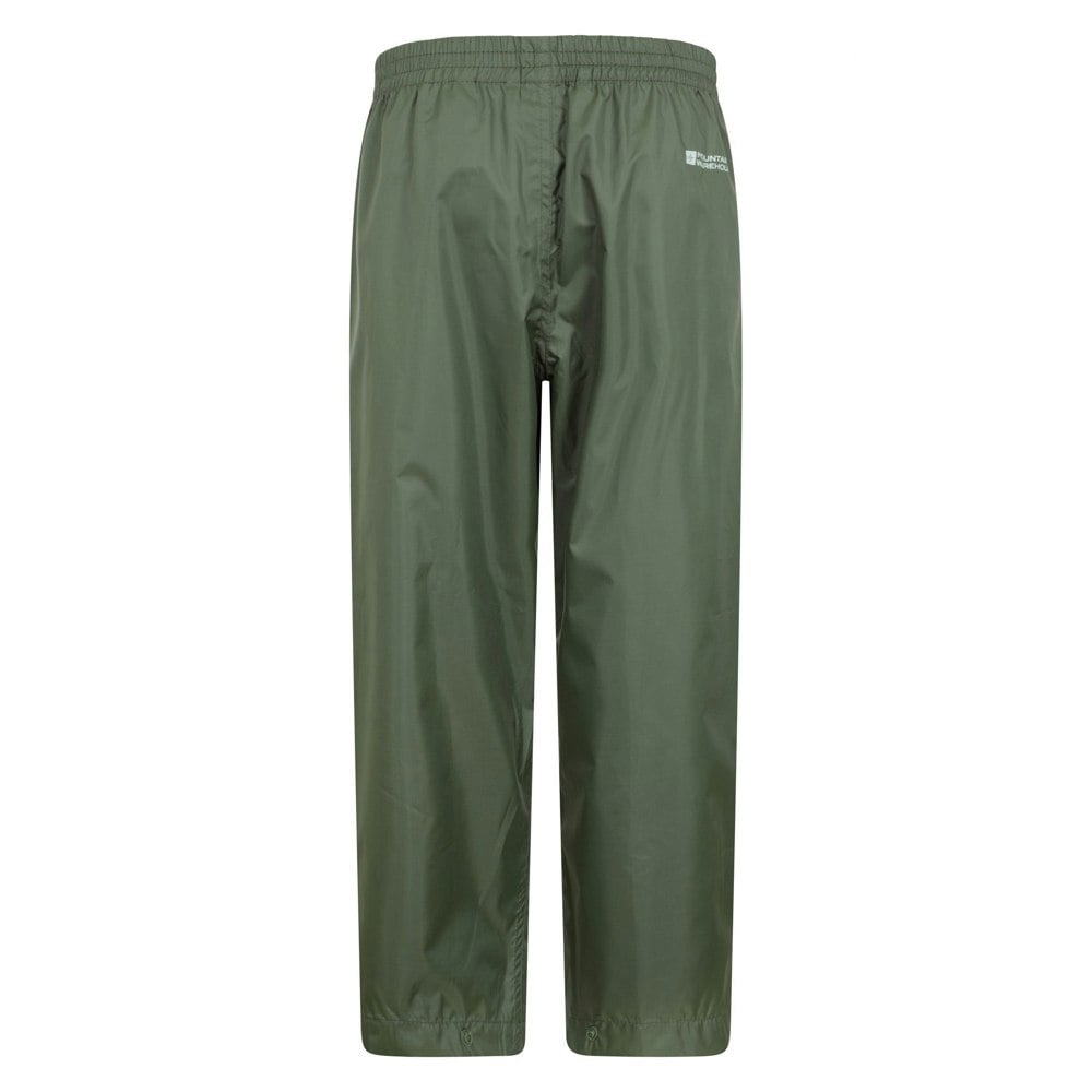 Mountain Warehouse Kids Pakka II Waterproof Over Trousers - Khaki