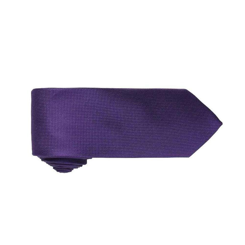 Premier Unisex Adult Micro Waffle Tie - Purple