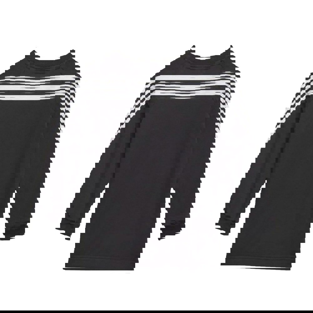 Adidas Baby Future Icons Triple Stripe Sweatshirt & Jogging Bottoms - Black/White