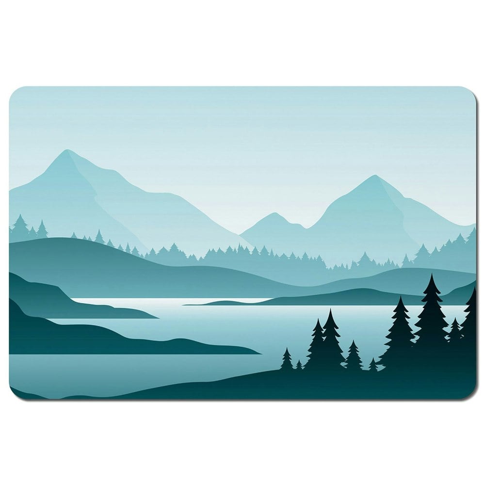 Benjamin Tate Design abstract mountain landscape (Placemat)