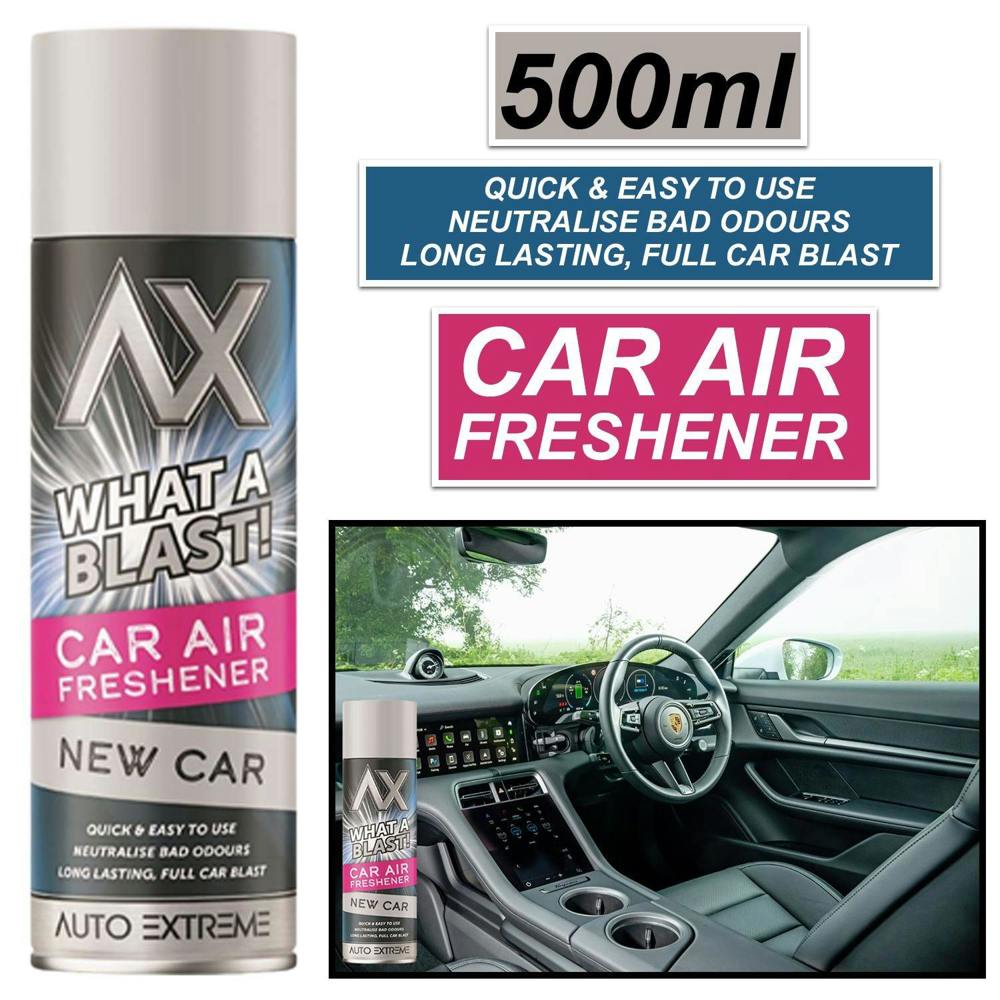 Auto Extreme 1X - What A Blast! New Car Car Air Freshener Spray 500ml