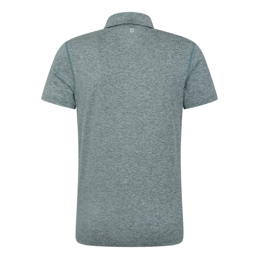 Mountain Warehouse Mens Deuce IsoCool Polo Shirt - Dark Grey