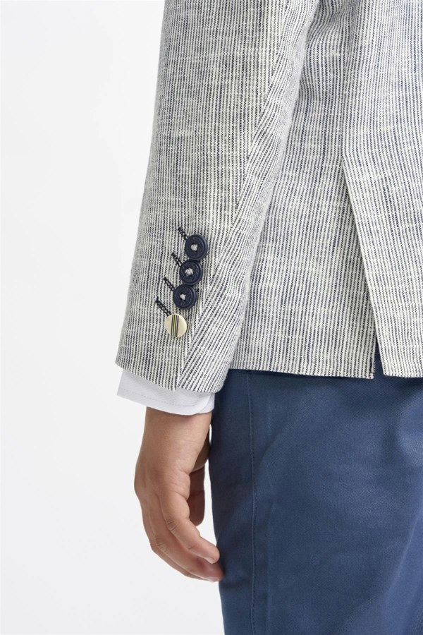 Boys Jamie Blazer Cuff Detail