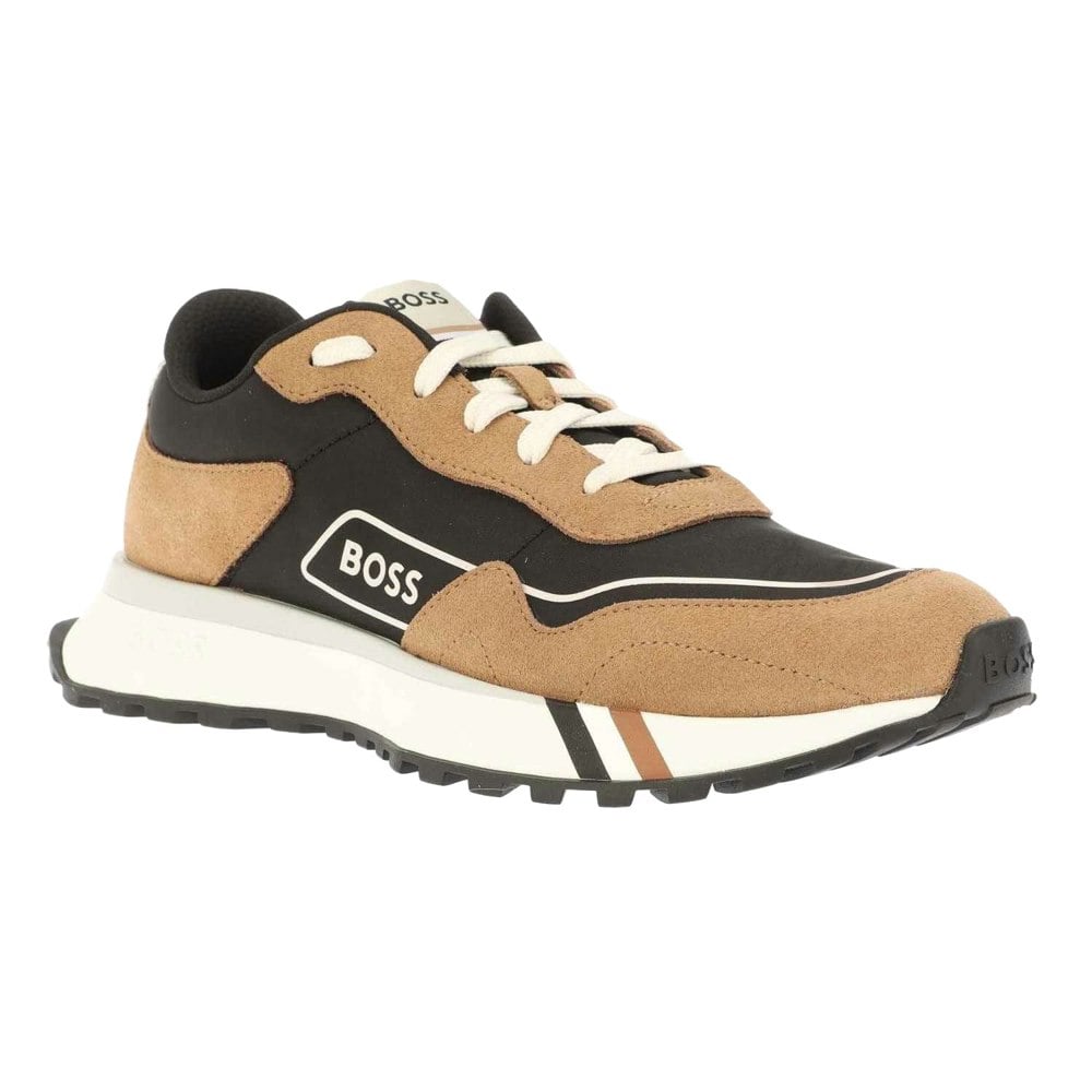 Boss Mens Jonah Running Trainers - Brown/Black
