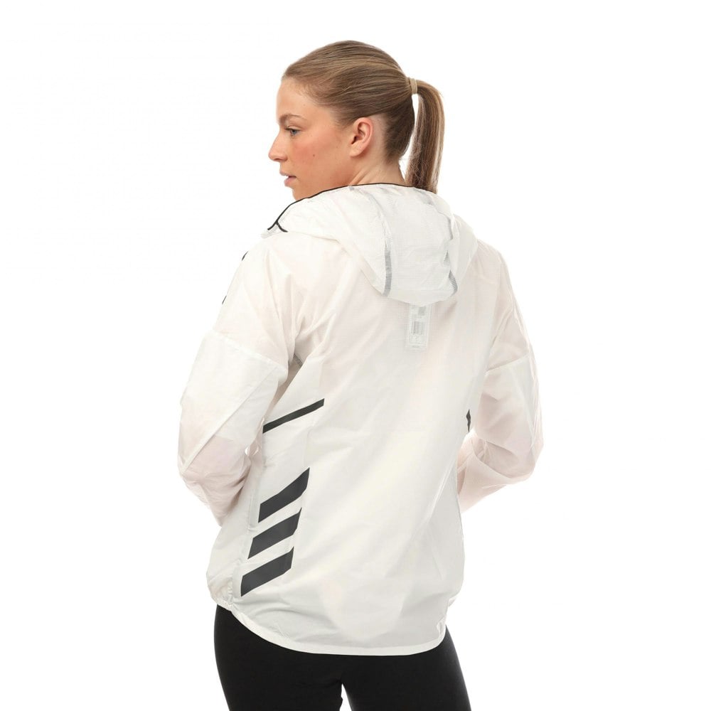 Adidas Womens Terrex Trail Waterproof Jacket - White