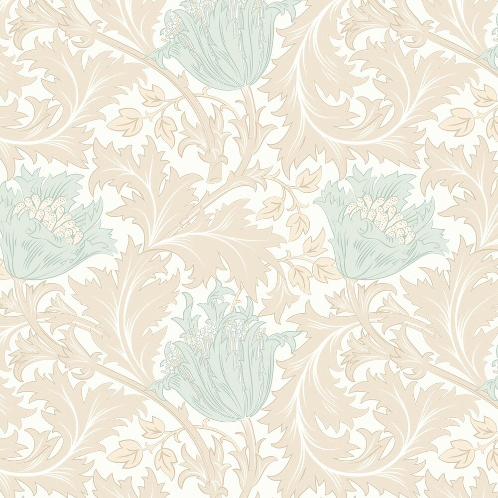 Hoopla Walls Tulip Trail - Duck Egg 10m Wallpaper
