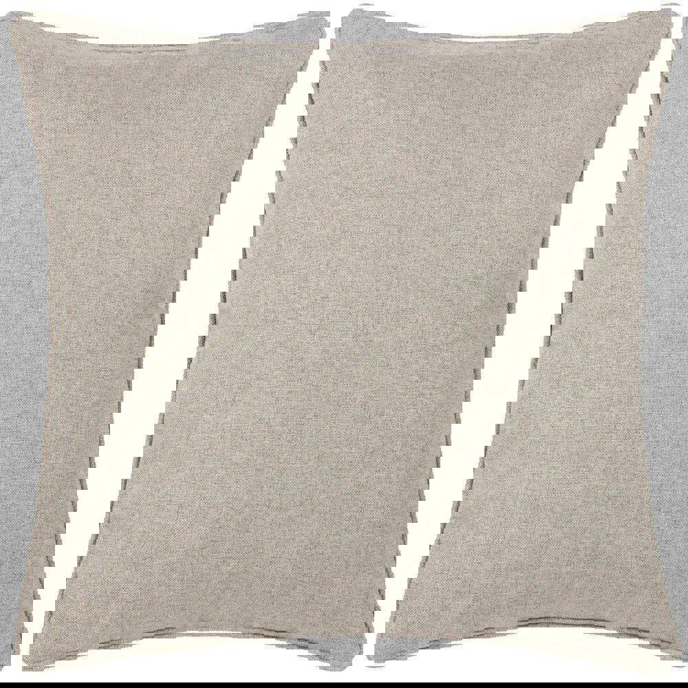 Furn Dawn Piping Detail Textured Cushion Cover - Grey