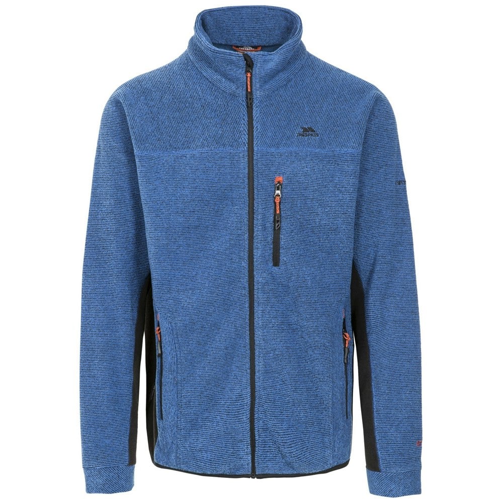Trespass Men's Jynx Full Zip Fleece Jacket - Blue