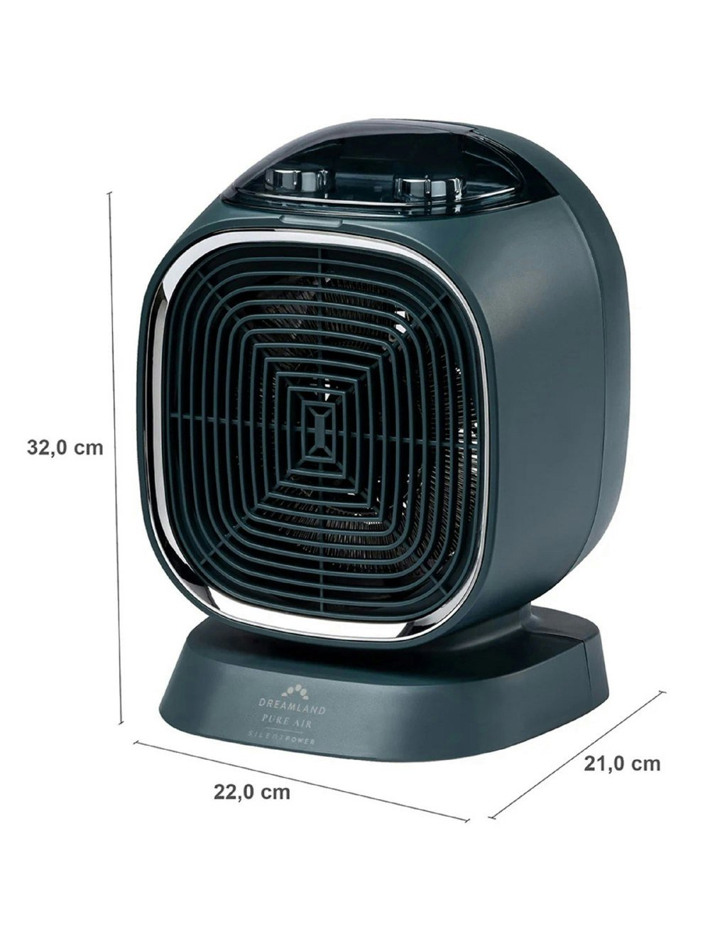 Dreamland Silent Power Pure Air Fan Heater