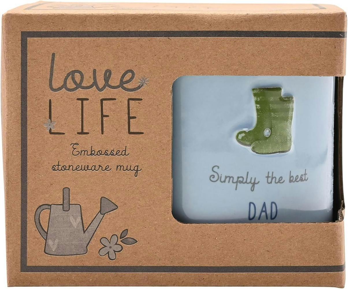 Diletto Gifts Celebrations - Love Life - 'Simply The Best Dad Ceramic Mug