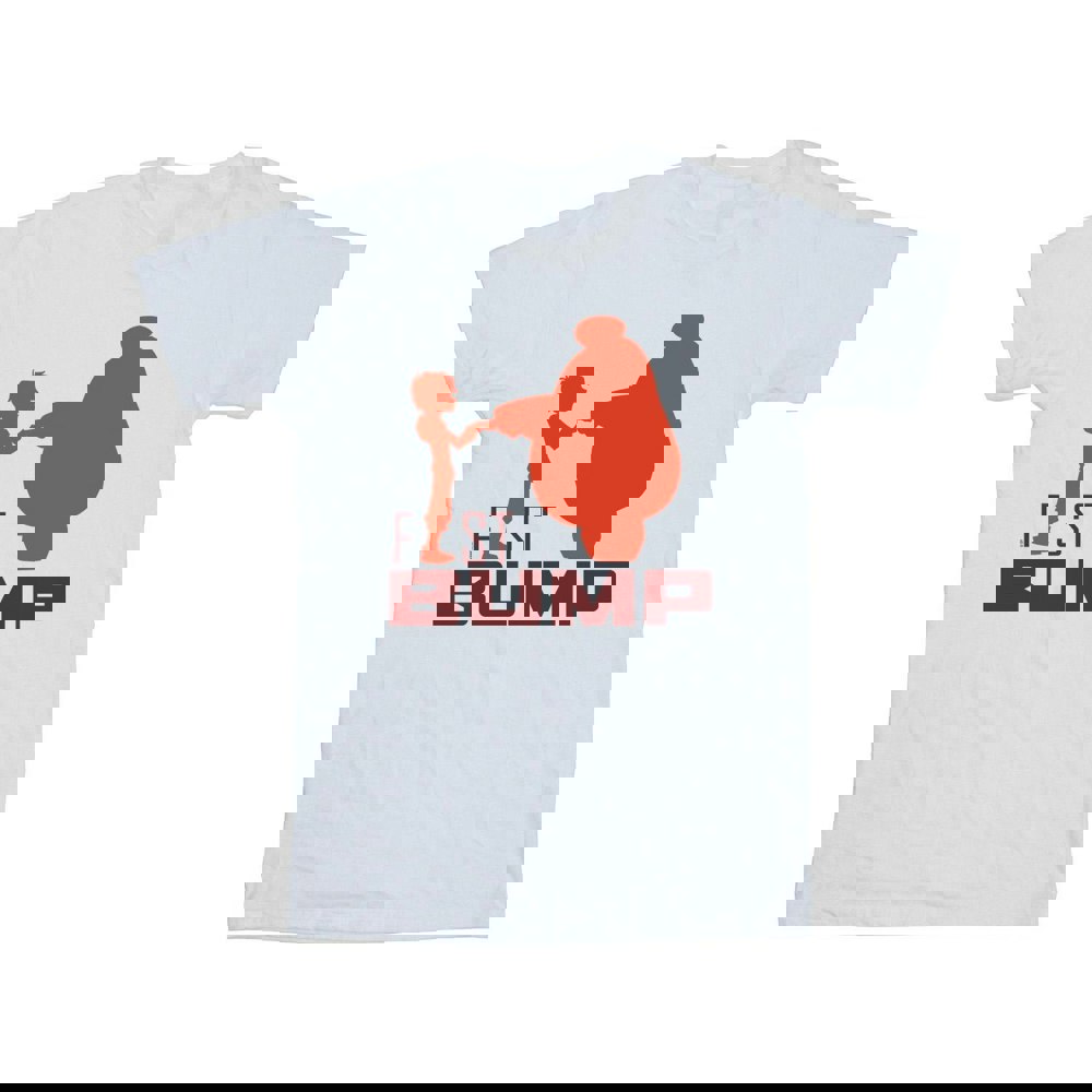 Disney Boys Big Hero 6 Baymax Fist Bump Cutout T-Shirt - White