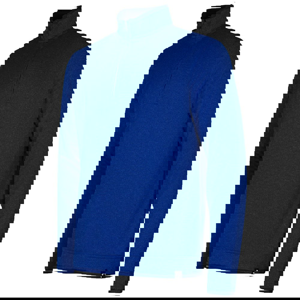 Under Armour Mens Quarter Zip Fleece Top - Royal Blue