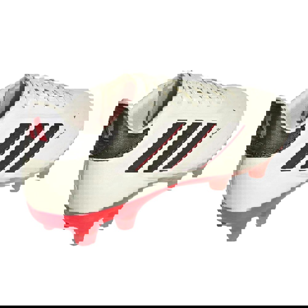 Adidas Mens Copa Pure II League 3 Stripes Leather Firm Ground Football Boots - Ivory
