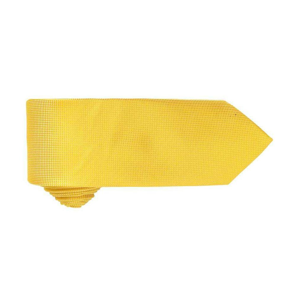 Premier Mens Micro Waffle Formal Work Tie - Sunflower