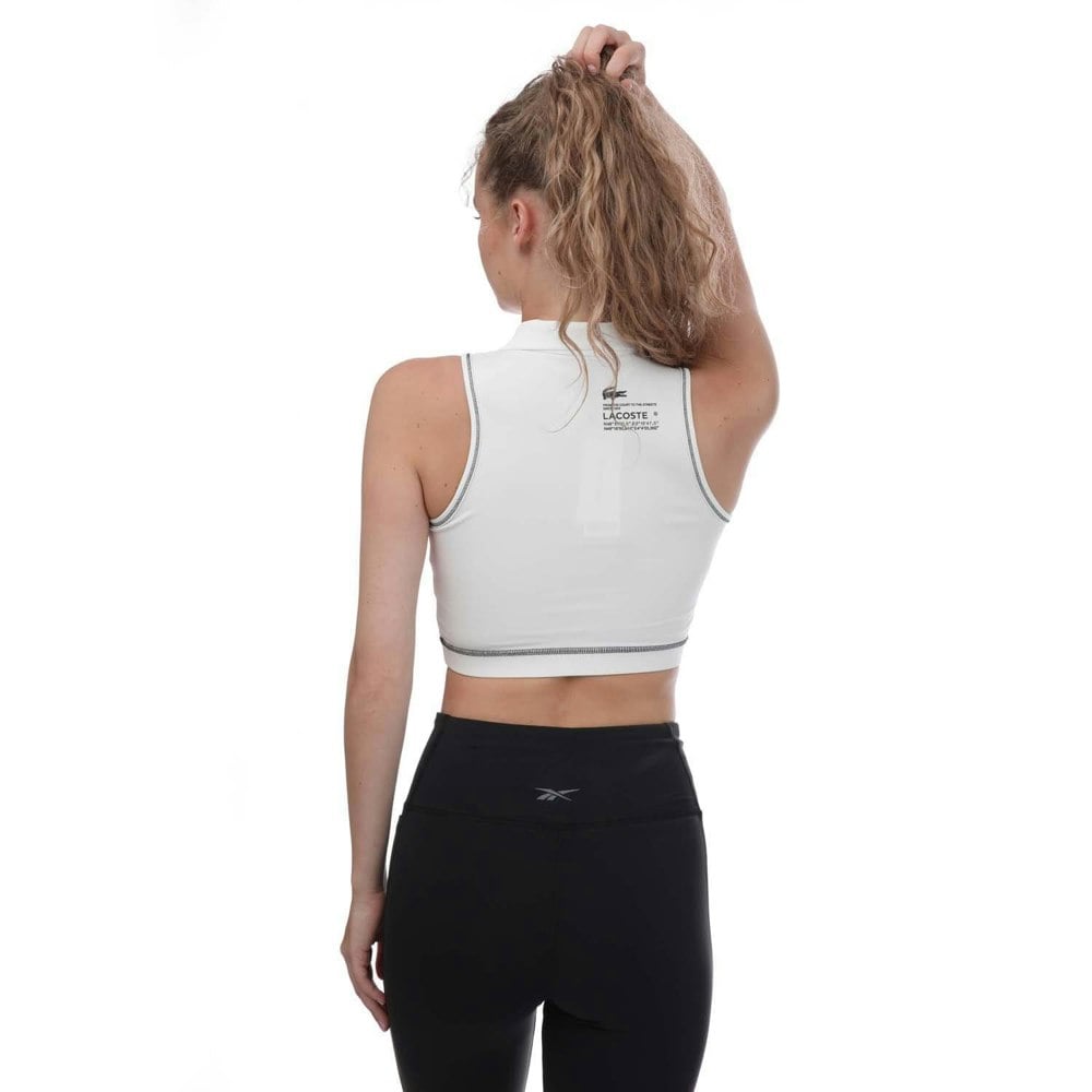 Lacoste Womens/Ladies Polo Sports Bra - White