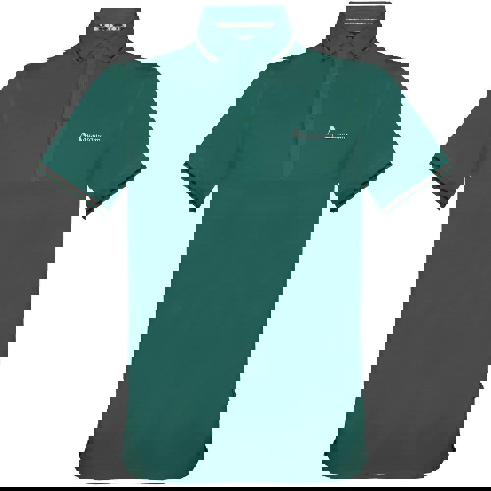 Aquascutum Brand Logo Polo Shirt - Green