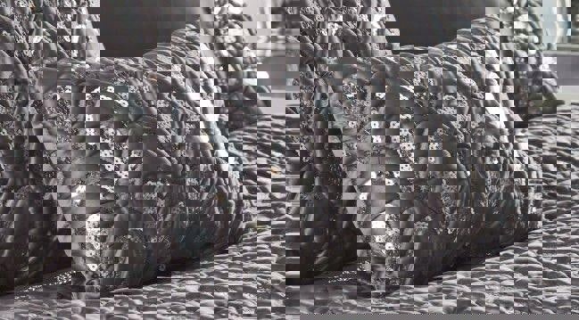 Portfolio Home Crystal Diamante Sequined PETITE Cushion