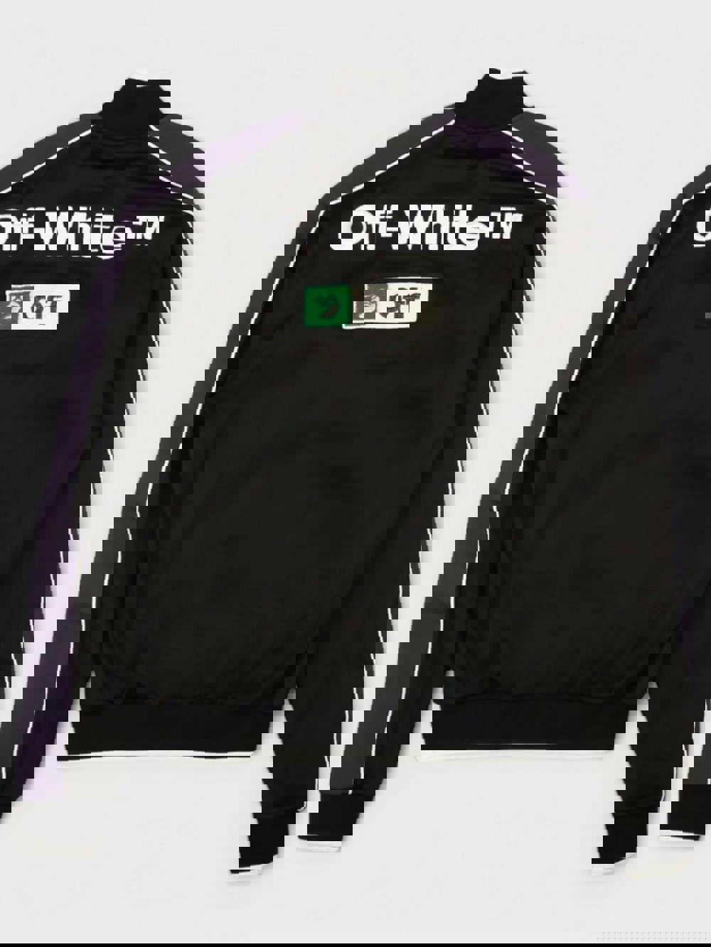 Off - White Multilogo Slim Tracktop 'Black/White' M - Supplied FashionOff - White