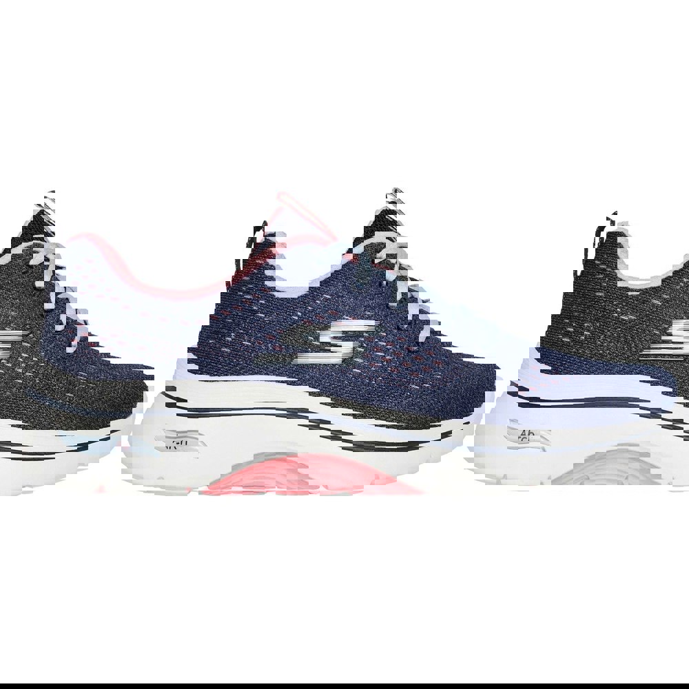 Skechers GO WALK Arch Fit 2.0 Vivid Sunset Women's Trainers in Navy/Hot Pink
