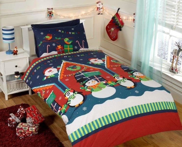 HomeSpace Direct Santa Duvet Cover Set