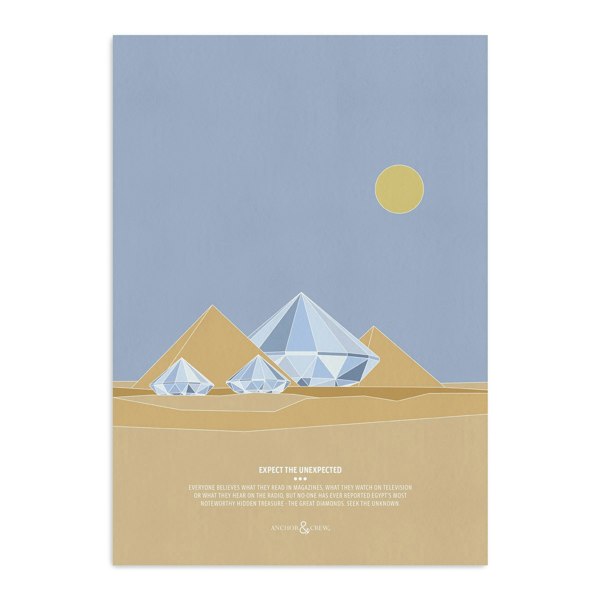 Anchor & Crew The Great Diamonds Archival Giclée Paper A3 Wall Print