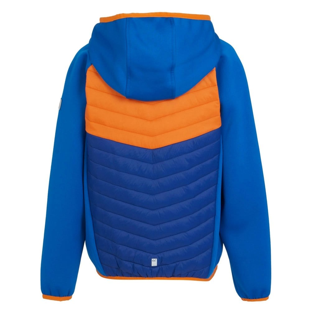 Regatta Childrens/Kids Kielder VIII Hybrid Jacket - Oxford Blue/Persimmon