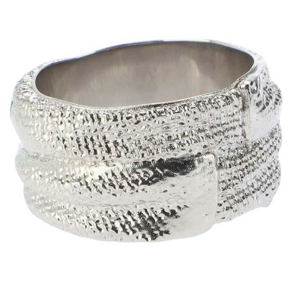 Off White Logo Ring - Silver