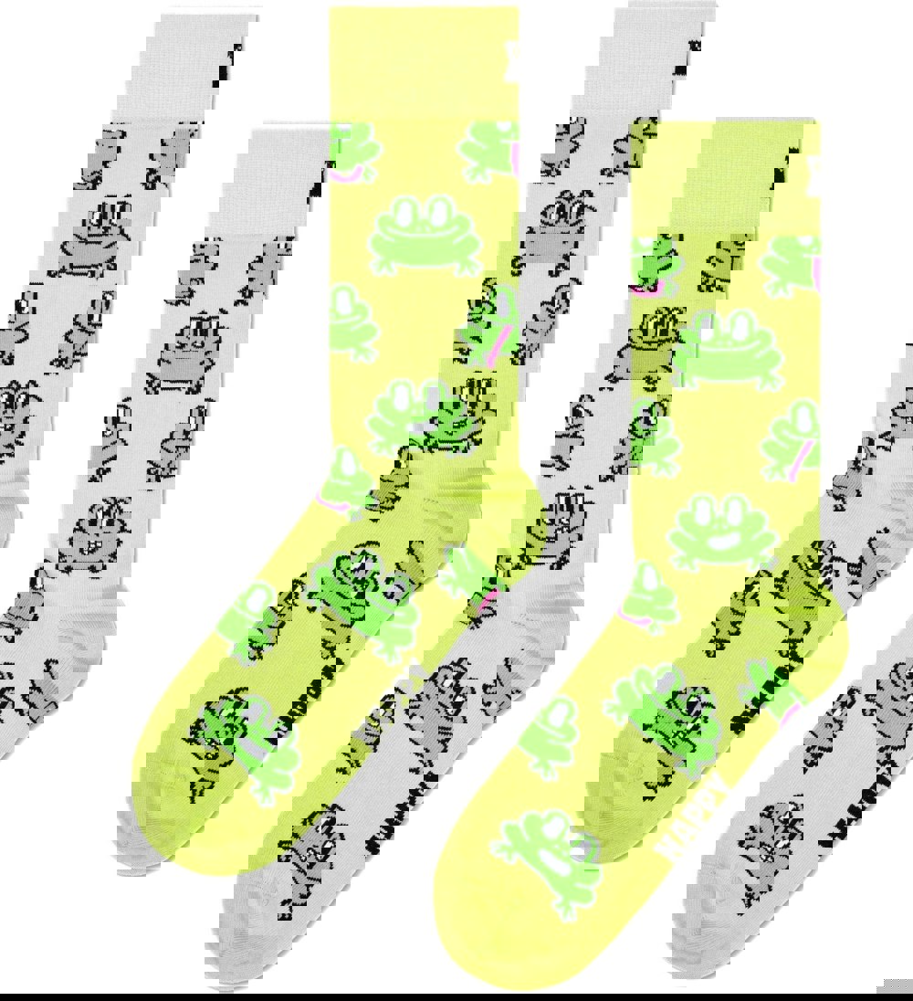 Happy Socks - Frog Socks, Green - Boxers - and - Briefs.net