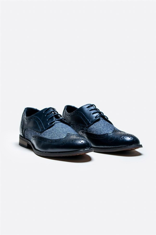 Oliver navy shoe front