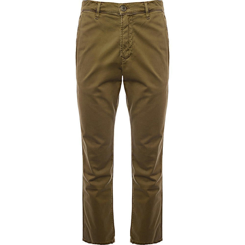 Citizens Of Humanity Mens London Cotton Twill Slim Fit Chinos in Brown