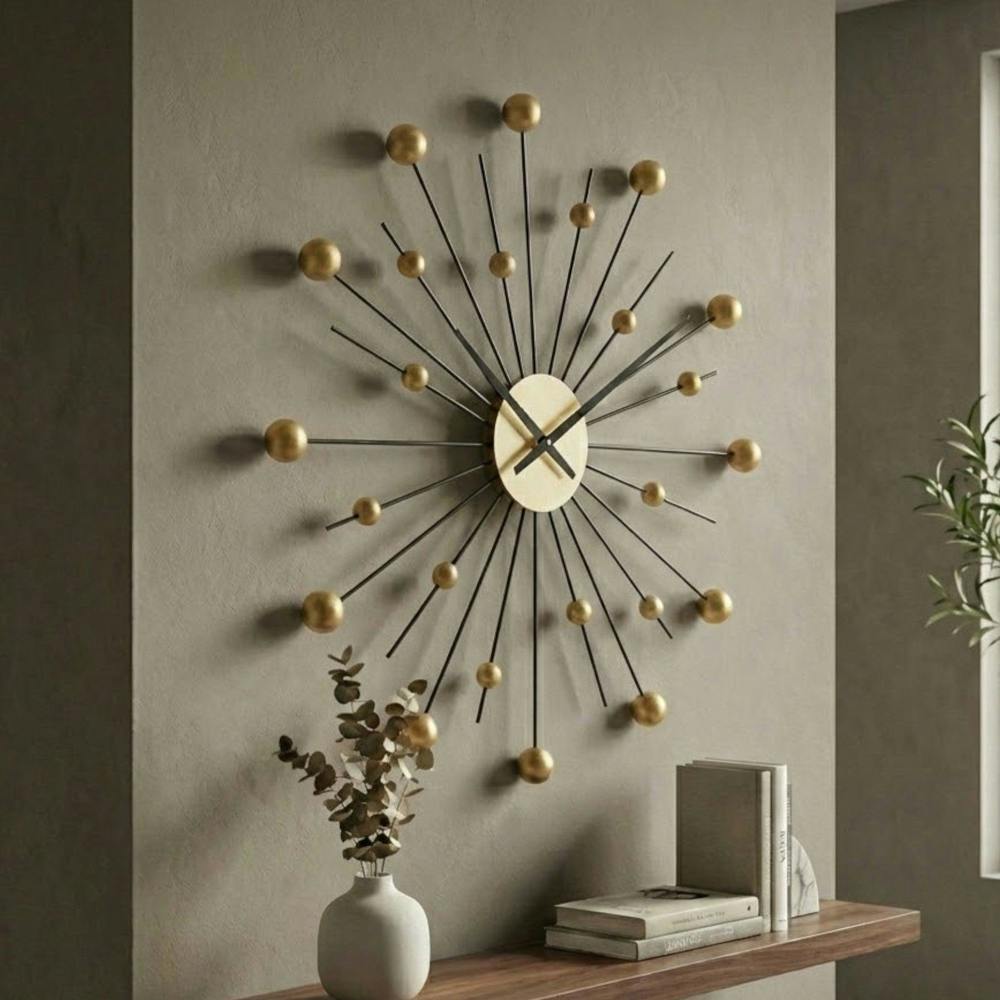 Garden Greatness Relica Retro Beaded Ball Wall Clock