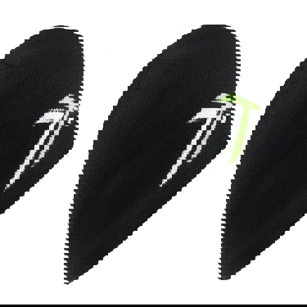 Regatta Mens Waterproof Beanie - Black/Lime Green