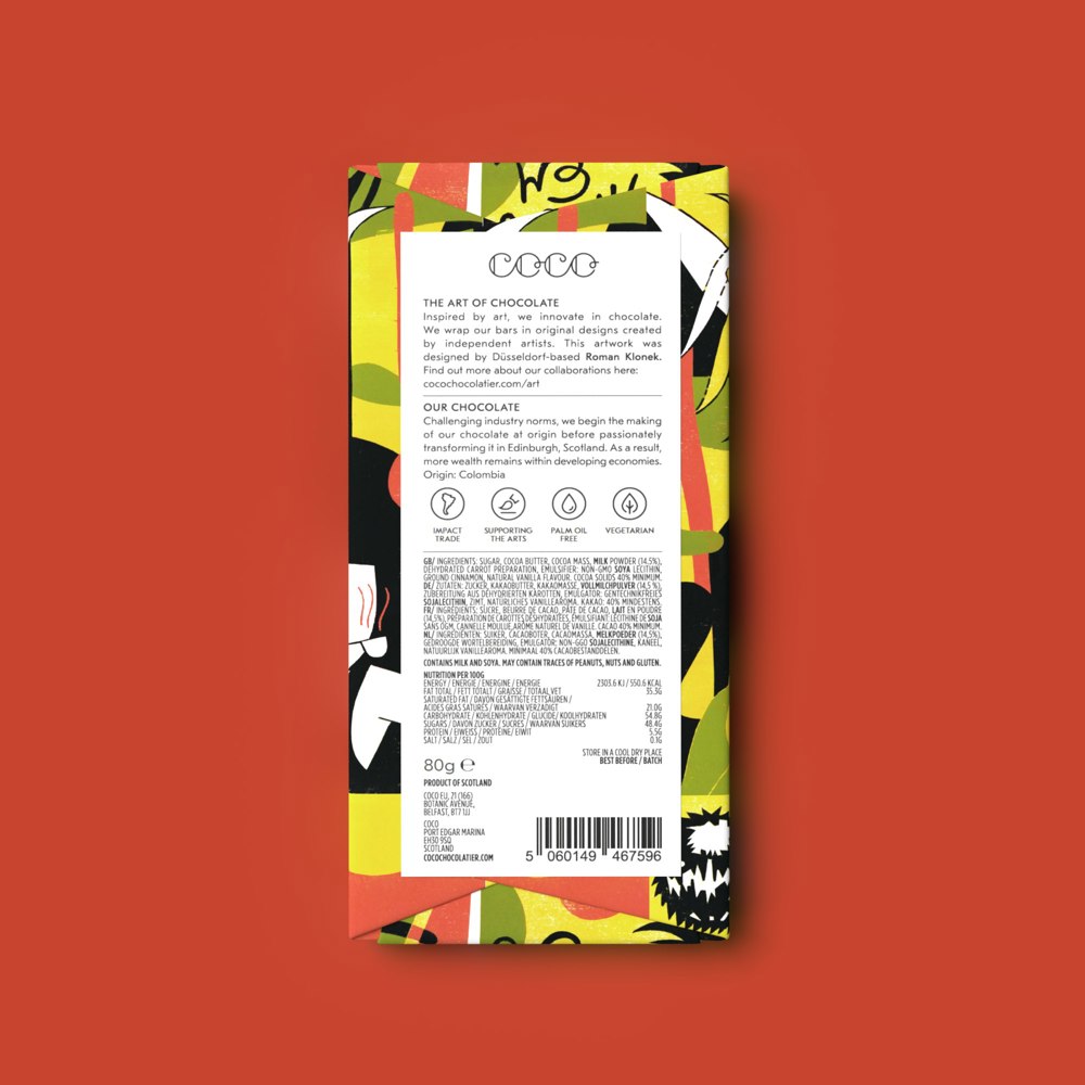 Coco Carrot Cake Milk Chocolate
