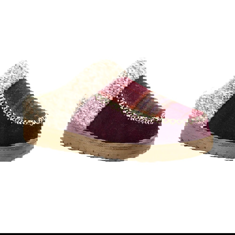 Lunar Womens Emblaze Slippers - Burgundy