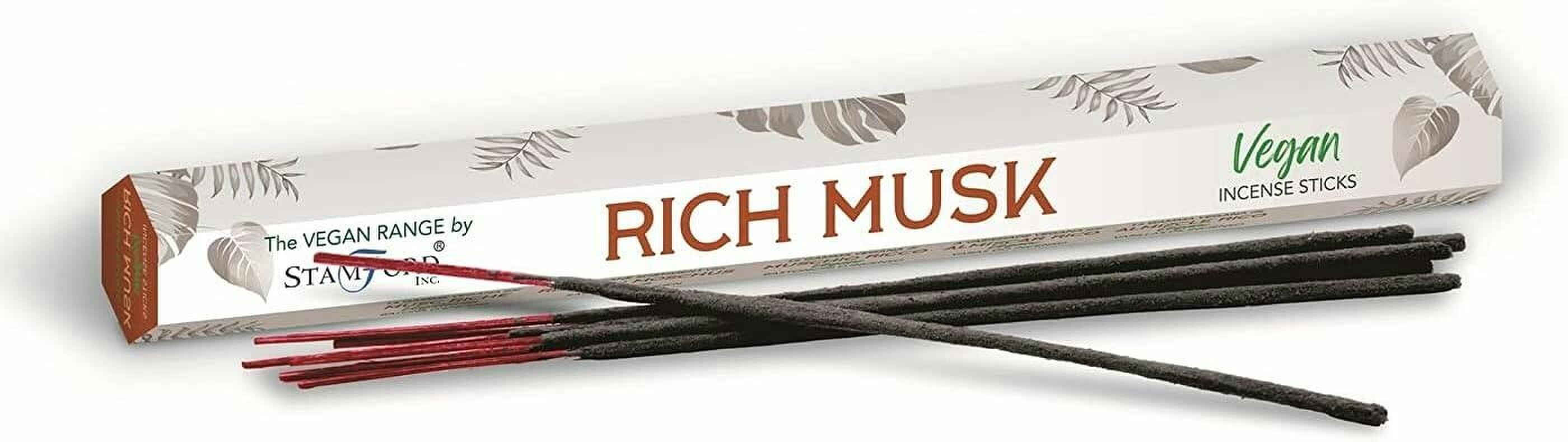 Stamford Vegan Incense Sticks for Home Fragrance, 120 sticks