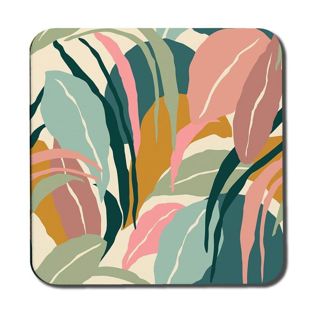Benjamin Tate Design artistic abstract leaves (Coaster)