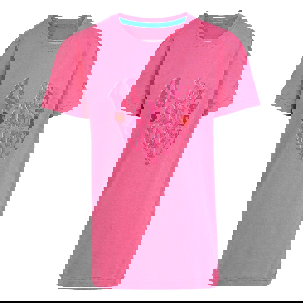 Regatta Childrens/Kids Bosley VII T-Shirt - Flamingo Pink