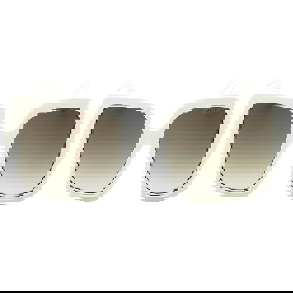 Marc Jacobs Brown Lens Ivory White Sunglasses One Size