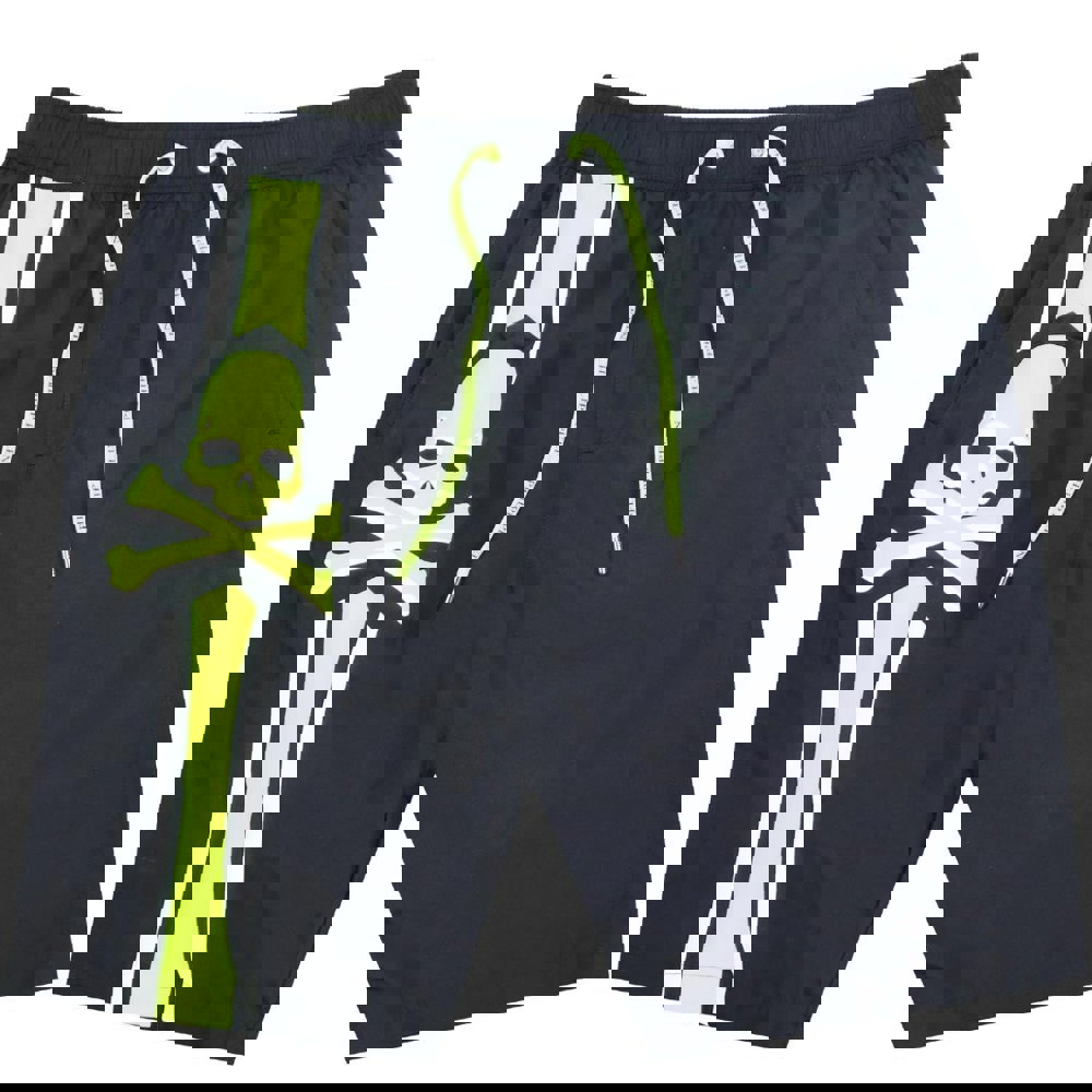 Philipp Plein PP Skull Logo Black Swim Shorts
