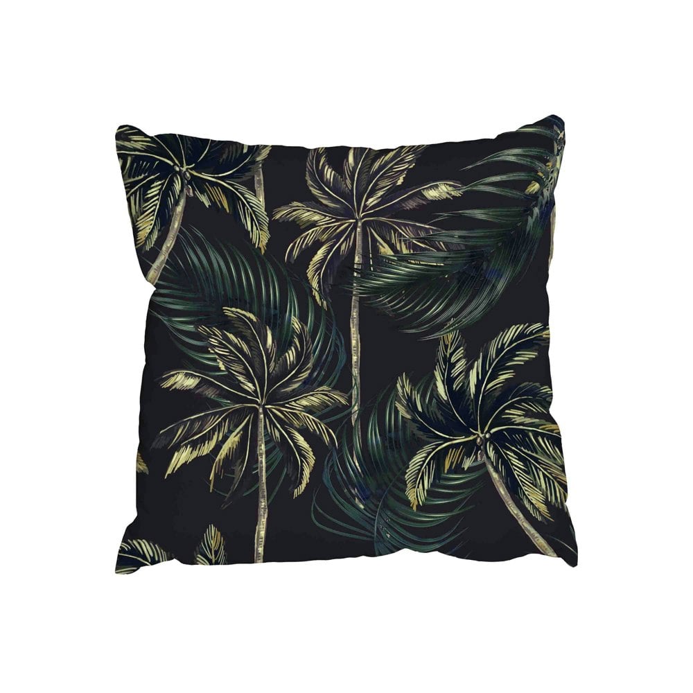 Benjamin Tate Design Palm trees, jungle leaves (Outdoor Cushion)