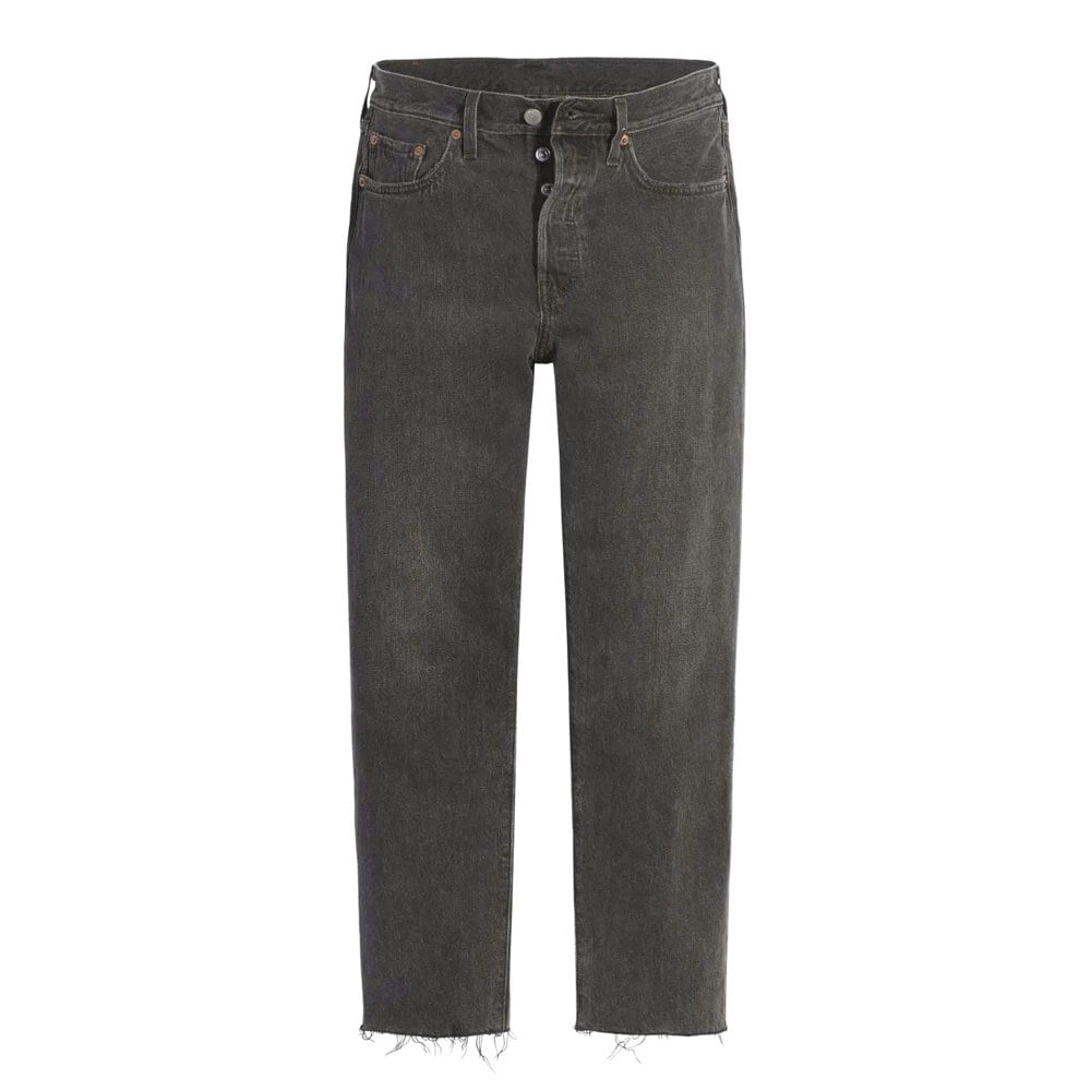 Levis Womens Get Off My Cloud Crop Jeans - Black
