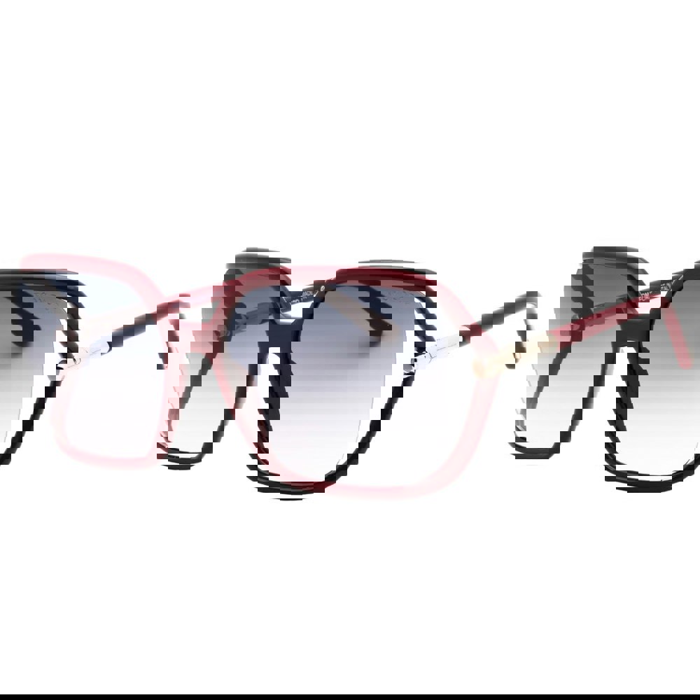 Tom Ford FT1089 75B shiny fuxia / gradient smoke Sunglasses One Size