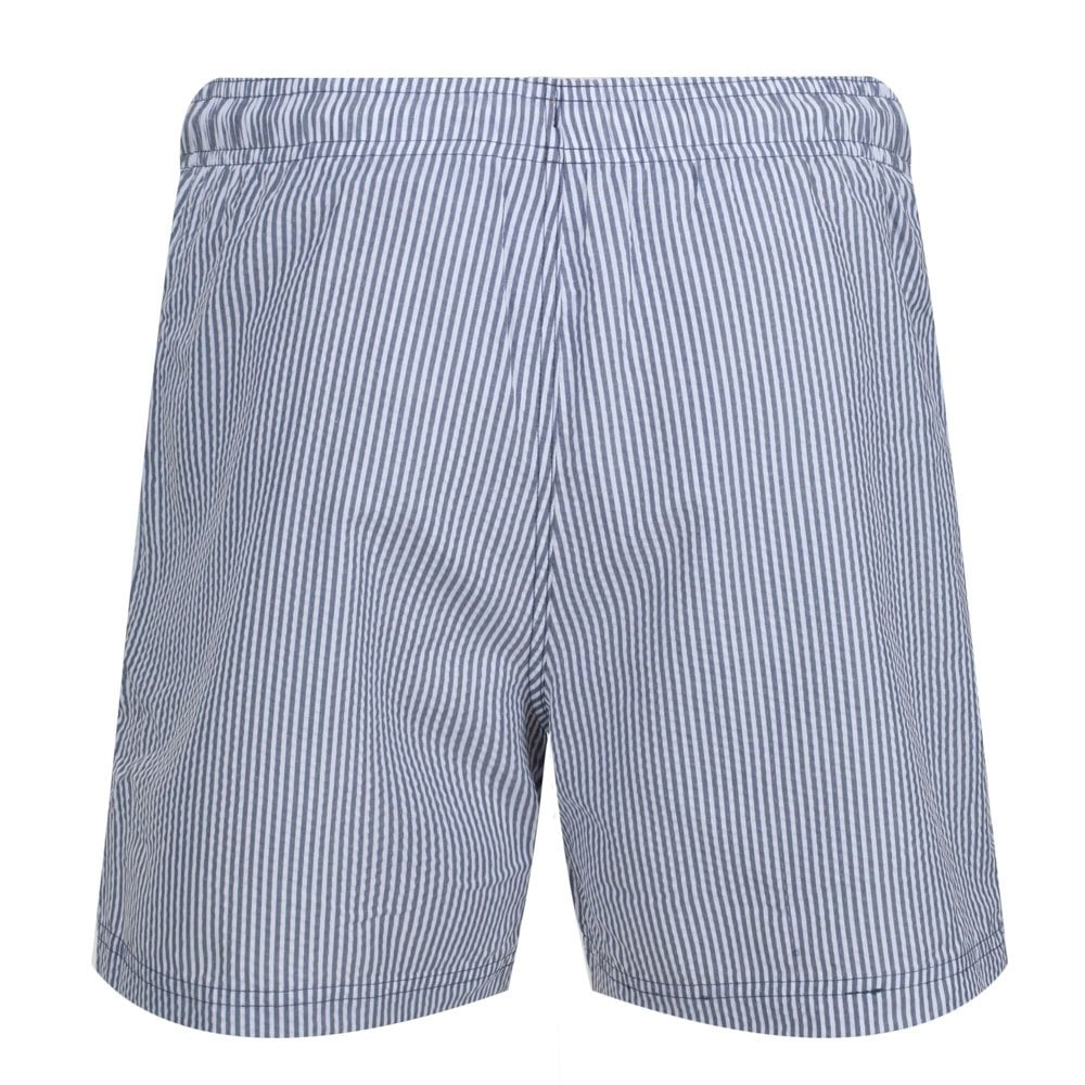 Regatta Mens Loras Stripe Swim Shorts - Dark Denim