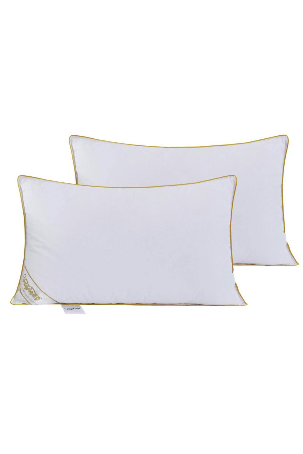 Ezysleep Luxury Goose Feather and Down Pillow - Set of 2