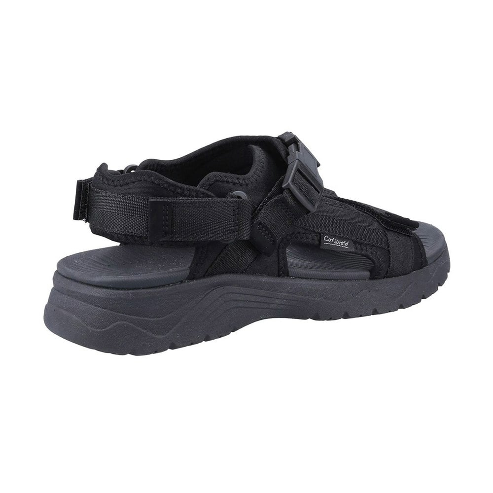 Cotswold Mens Buckland Sandals - Black